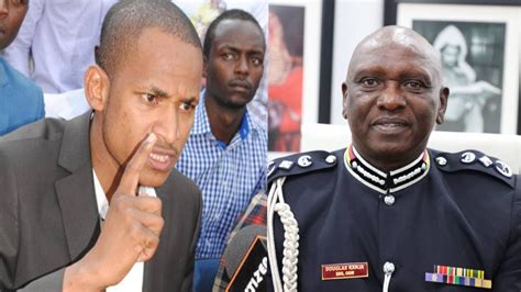 ANGRY BABU OWINO SENDS STRONG WARNING TO POLICE IG KANJA OVER ONGOING