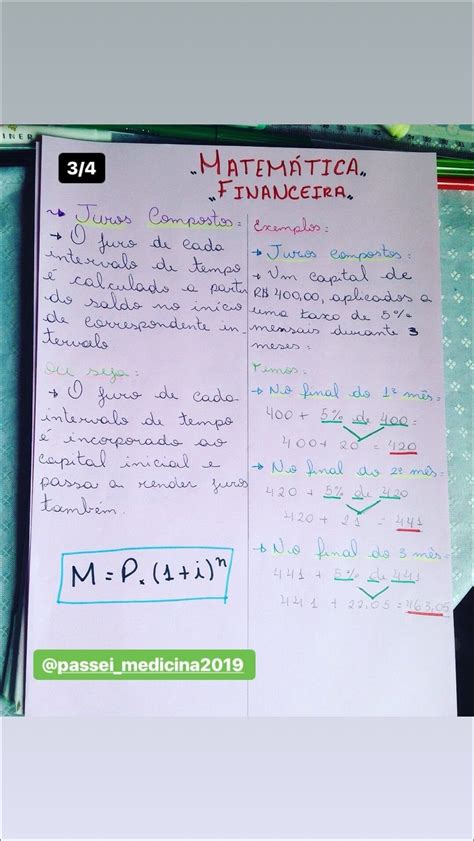 Mapas Mentais Sobre Matem Tica Financeira Study Maps