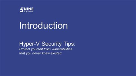 Hyper V Security Tips Protect Yourself From Vulnerabilities That You