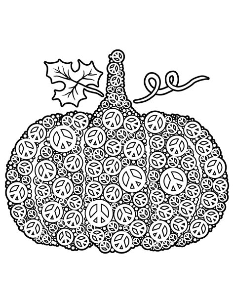 Fall Pumpkin Coloring Pages