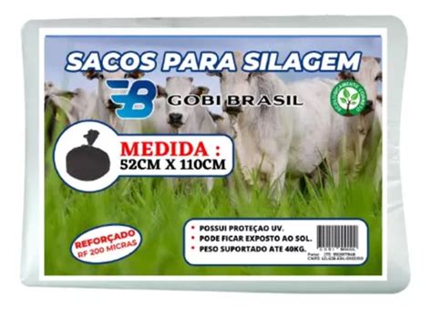 Sacos Para Silagem Branco X Micras Envio Horas Frete Gr Tis