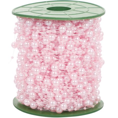 1 Roll Of Artificial Pearls String Beaded Pearl Bouquets Crafts