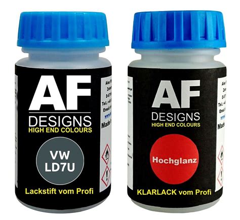 Lackstift F R Vw Volkswagen Ld U Offroad Grey Metallic Klarlack