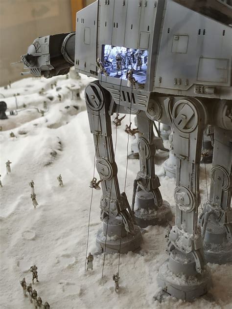 Pin By Led Minis On Dioramas 1 144 Sold L M Studio Star Wars Hoth