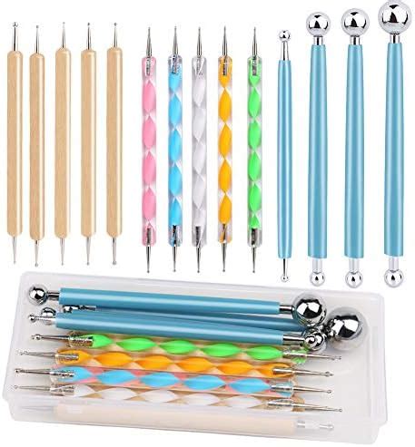 Penta Angel 9Pcs Dotting Tools Embossing Ball Stylus Set Tracing Pens