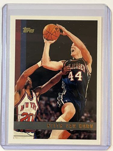 Topps Keith Van Horn Rookie Card Rc New Jersey Nets Nm