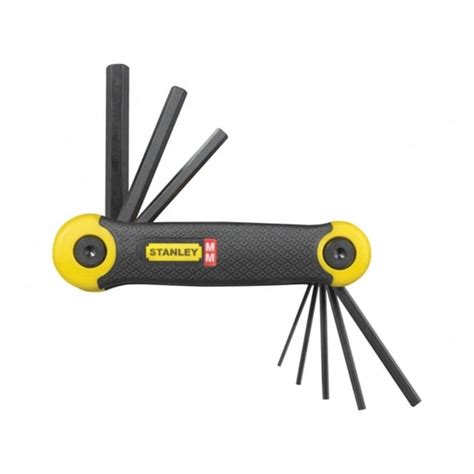 Stanley Folding Hex Key Set 8 Piece Metric 15 8mm