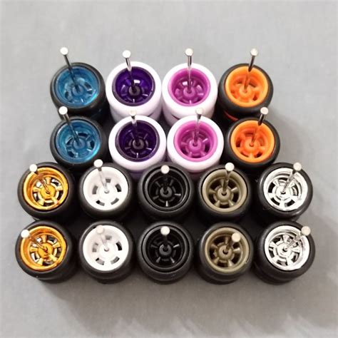 Tayar Getah Rubber Wheels Hot Wheels Matchbox Tomica Spoke Shopee Malaysia
