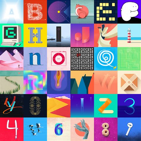 36 Days Of Type 2019 6th Edition 3 Images Behance