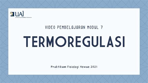 Termoregulasi Youtube