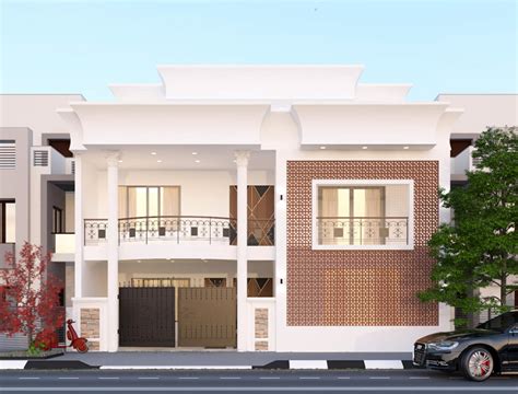 Residential House Best Exterior Design Architectural Plan Hire A Make My House Expert