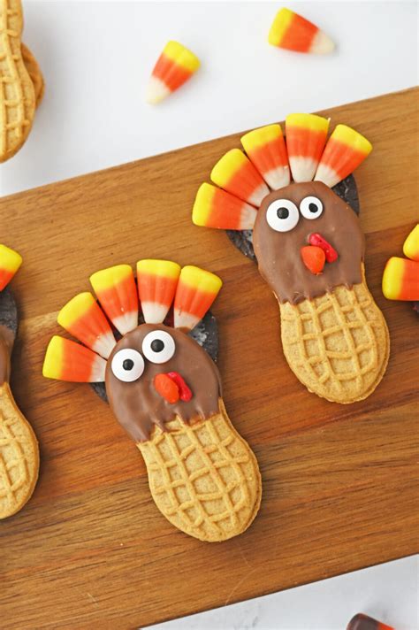 Easy Nutter Butter Turkey Cookies Fun Money Mom