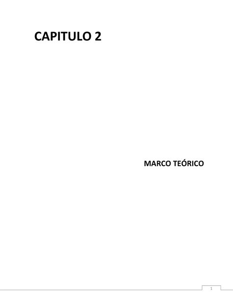 Capitulo 2 Practica Calificada CAPITULO 2 MARCO TERICO CAPITULO 2