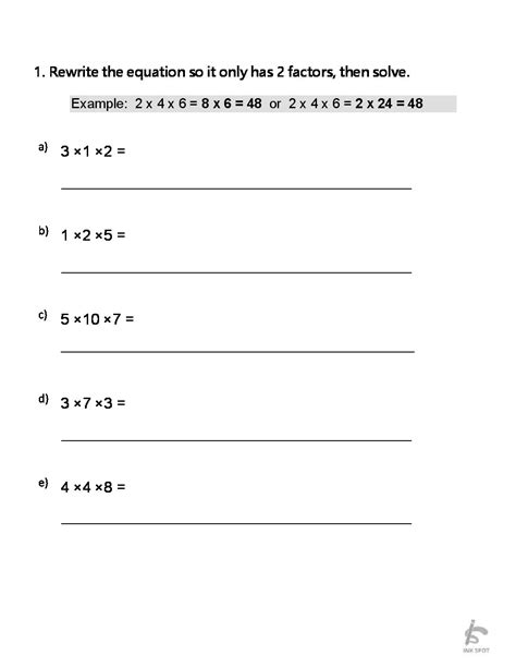 Multiplication And Division Worksheet With Answers 4th Grade • Teacha