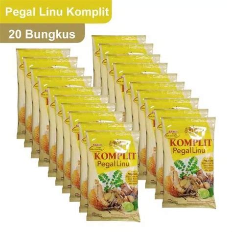 Jamu Pegal Linu Komplit Isi 20 Sachet Lazada Indonesia