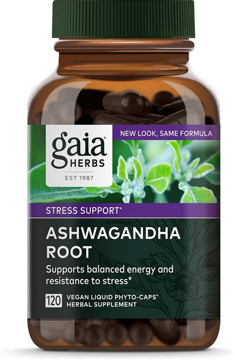 Amazon Gaia Herbs Ashwagandha Root Vegan Liquid Phyto Capsules