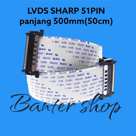 Jual Kabel Lvds Pin Fhd Fleksibel Lvds Pin Panjang Cm Kabel