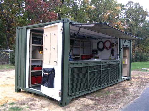 Two Container 20 X 8 Mobile Machine Shop Shipping Container