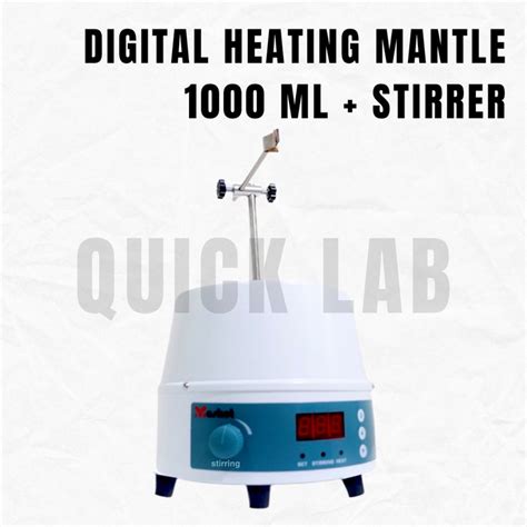 Jual Digital Heating Mantle 1000 ML Plus Stirrer DHM 1000 S Jakarta