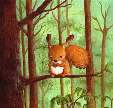 100 best Squirrels in Art images on Pinterest | Red squirrel, Squirrel ...