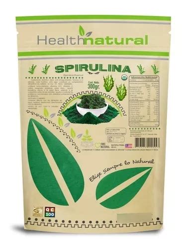 Spirulina En Polvo 300gr Cuotas Sin Interés