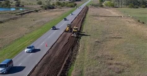 Provincia Avanza a muy buen ritmo la repavimentación de la Ruta 36