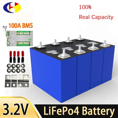 Pcs V Lifepo Battery Ah Ah Full Capacity Deep Cycle Lithium