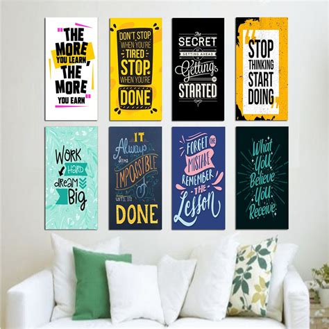 Jual Hiasan Dinding Poster Motivasi Wall Decor Rumah Dekorasi Kamar