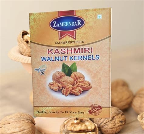 Zameendar Kashmiri Walnut Kernels Packaging Size Gm At Box