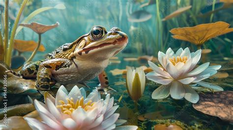 Endangered Amphibians Depending On Specific Aquatic Plants In Wetlands