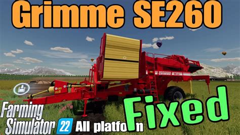 Grimme SE260 FS22 UPDATE For All Platforms Changelog 1 3 0 1 Jan