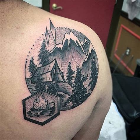 100 Nature Tattoos For Men Deep Great Outdoor Designs