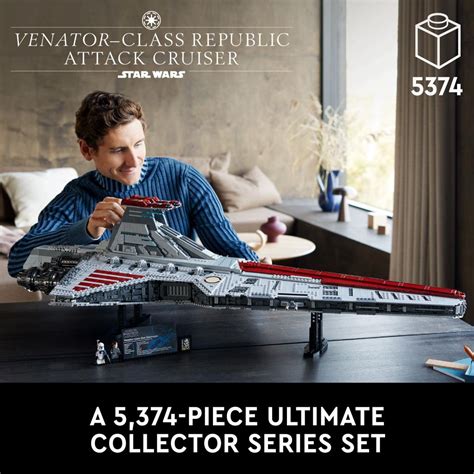 Bricker - Конструктор LEGO 75367 Venator-class Republic Attack Cruiser