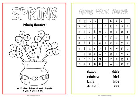 Spring Printable Activities