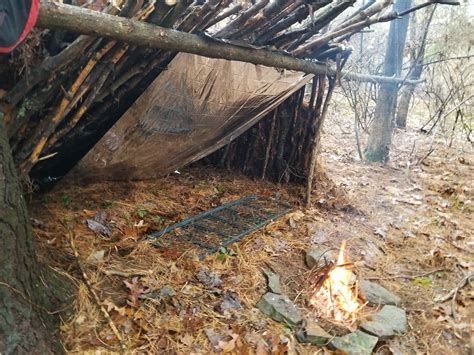 Survival Shelter In Woods Building An Improvised Survival  Flickr