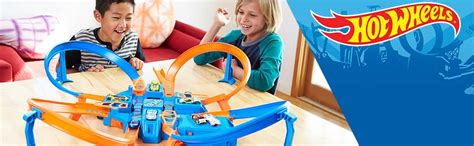 Hot Wheels Criss Cross Crash Motorized Track Set High Speed Crash Zones Way Booster