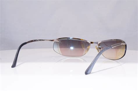 Ray Ban Mens Mirror Vintage Designer Sunglasses Top Bar Rb 3179 003z1