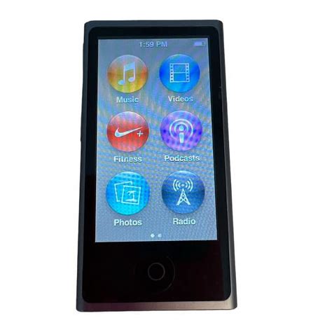 Pre Owned Apple Ipod Nano 7th Generation 16gb Space Gray Includes A Free Silicone Case