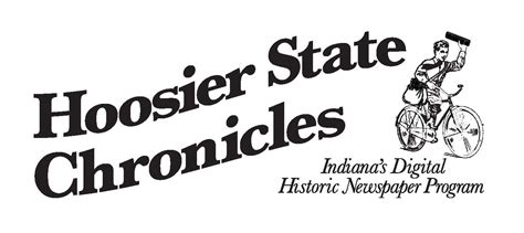 Ibc Hoosier State Chronicles Indiana Digital Historic Newspaper Program