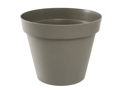 Pot De Fleur Plastique Rond Toscane EDA Jardideco Fr