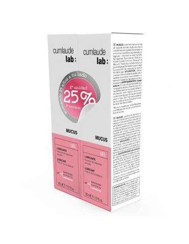 CUMLAUDE LAB MUCUS GEL VAGINAL DUPLO 2X30ML Online