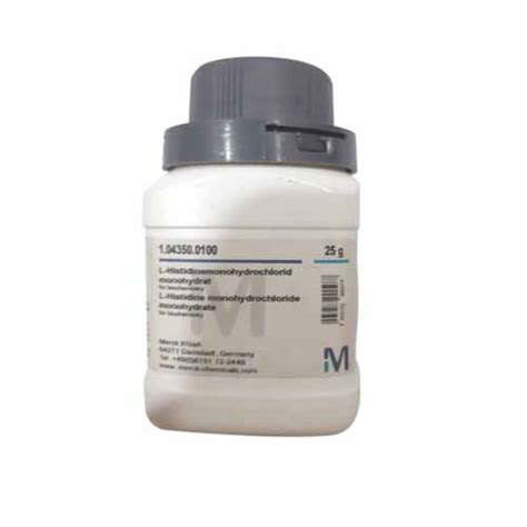 25g Merck L Histidine Monohydrocholoride Monohydrate Price In