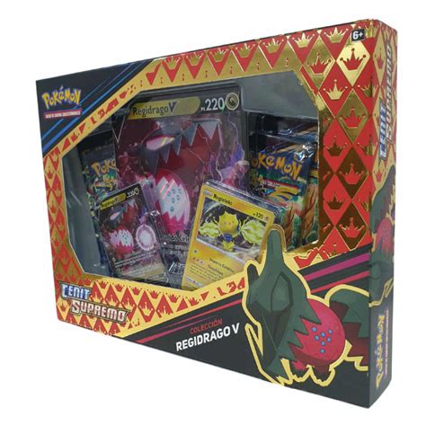 Jcc pokémon colección regidrago v cenit supremo hipergol