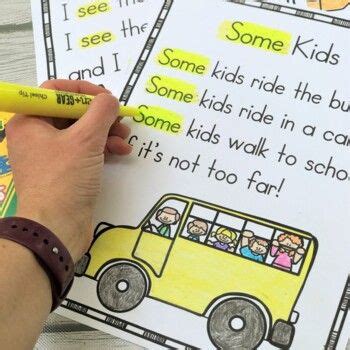 Back To School Poems For Shared Reading Sight Word Poetry Back To