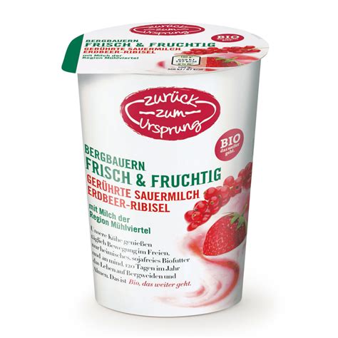 ROKSH Fruchtjoghurt ZURÜCK ZUM URSPRUNG Bergbauern Sauermilchjoghurt