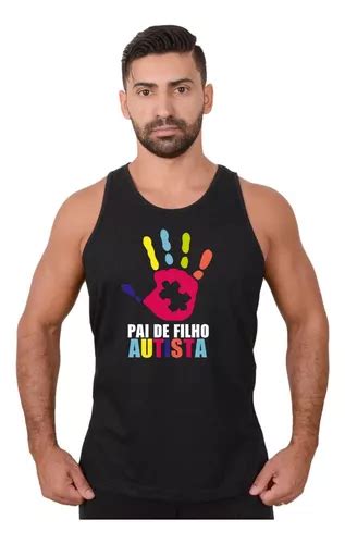 Camiseta Regata Masculina Pai Filho Autista Especial Atípico