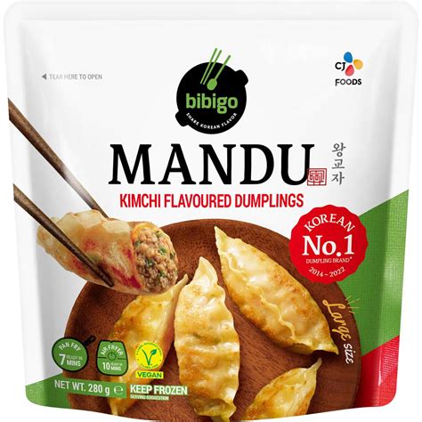 Bibigo Mandu Kimchi Flavoured Dumplings 280g Woolworths