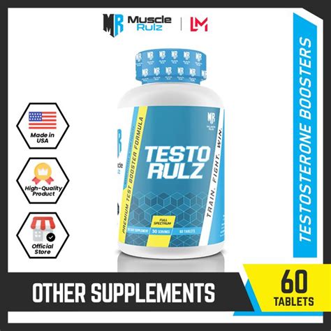 Muscle Rulz Testo Rulz Premium Test Booster Formula 60 Tablets Lazada Ph