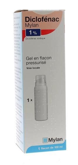 Diclofénac 1 Gel En Flacon Pressurisé Mylan Flacon 100 Ml