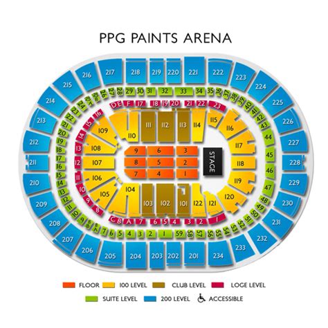 Ppg Paints Arena Seating Chart Guide Optimal Views Sections And Strategies For Pittsburgh Sports And Concerts